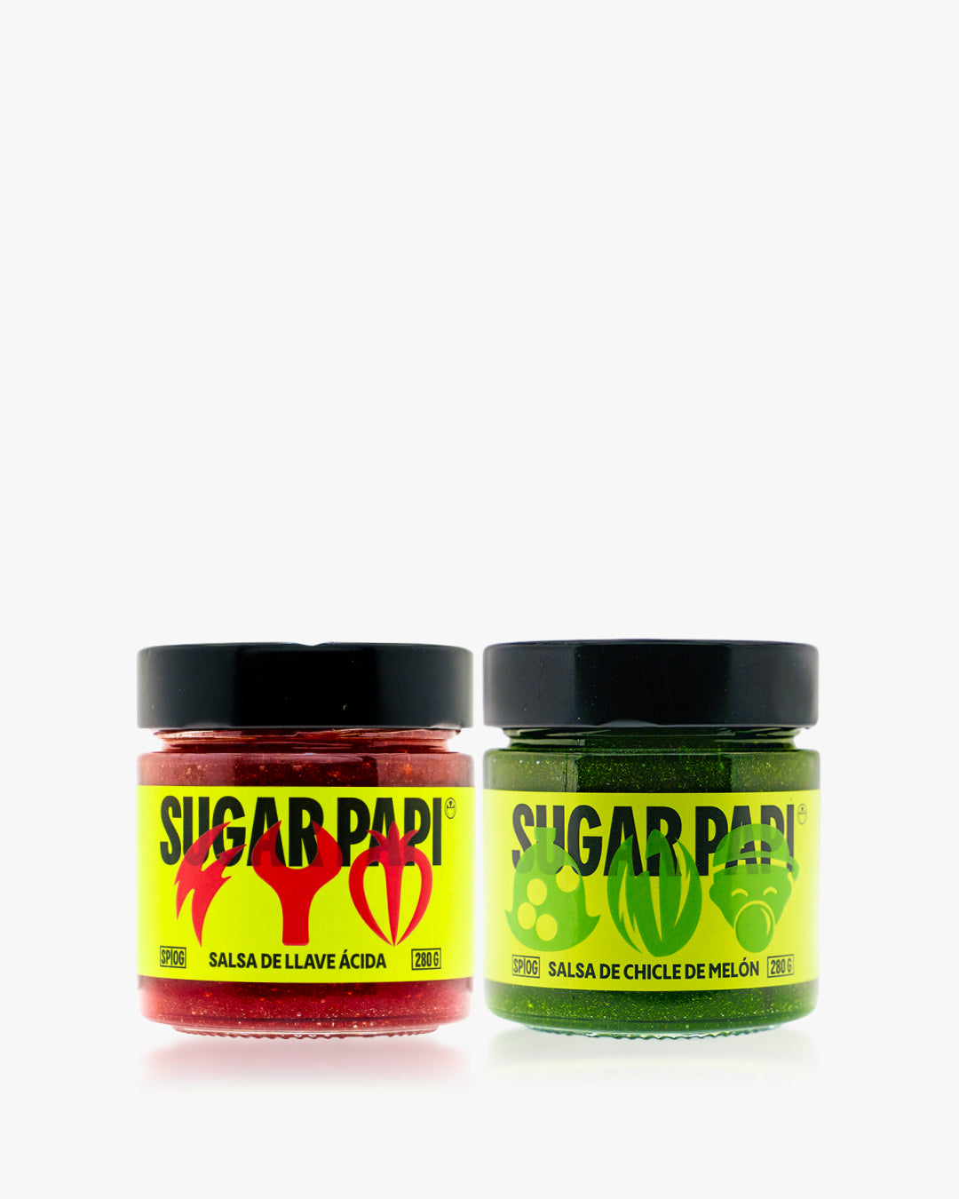 DÚO ÁCIDO - SALSA DE LLAVE ÁCIDA Y CHICLE DE MELÓN
